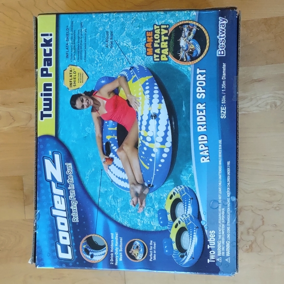 Bestway CoolerZ Rapid Rider Inflatable Tubes Twin Pack - Picture 6 of 8